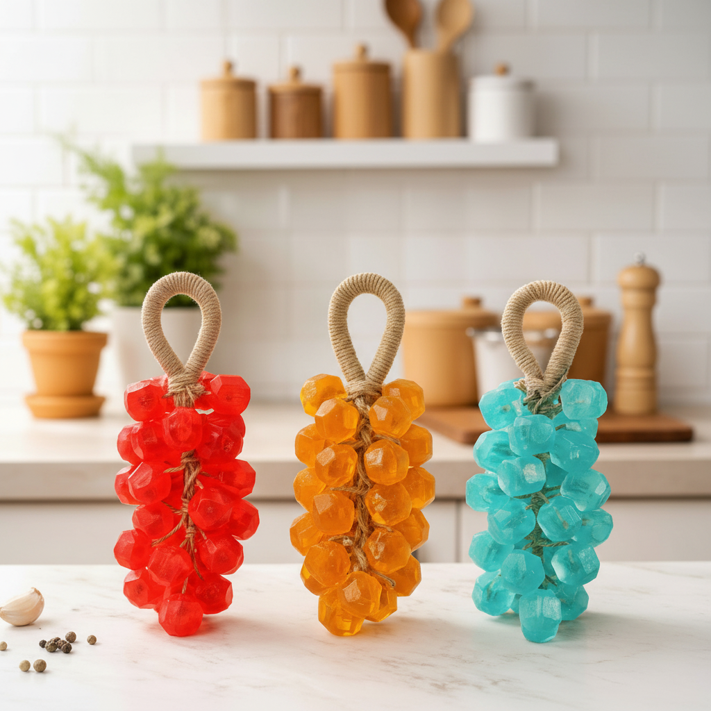 Kwadratowe zdjęcie mydełek