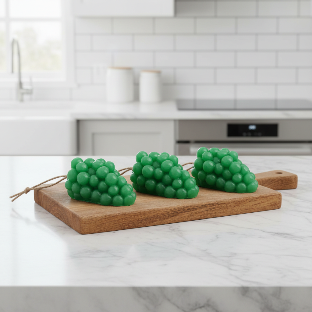 Mydło Dekoracyjne Grono Winogron – Mini Zawieszka Zapachowa Ręcznie Robiona